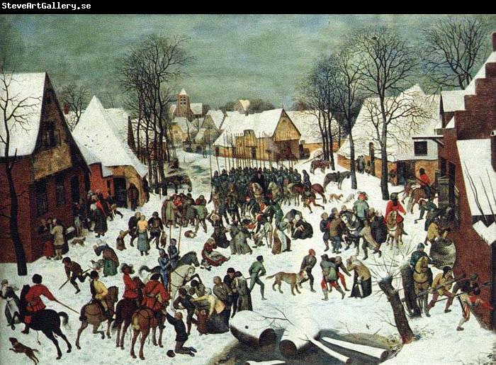 BRUEGEL, Pieter the Elder The Slaughter of the Innocents